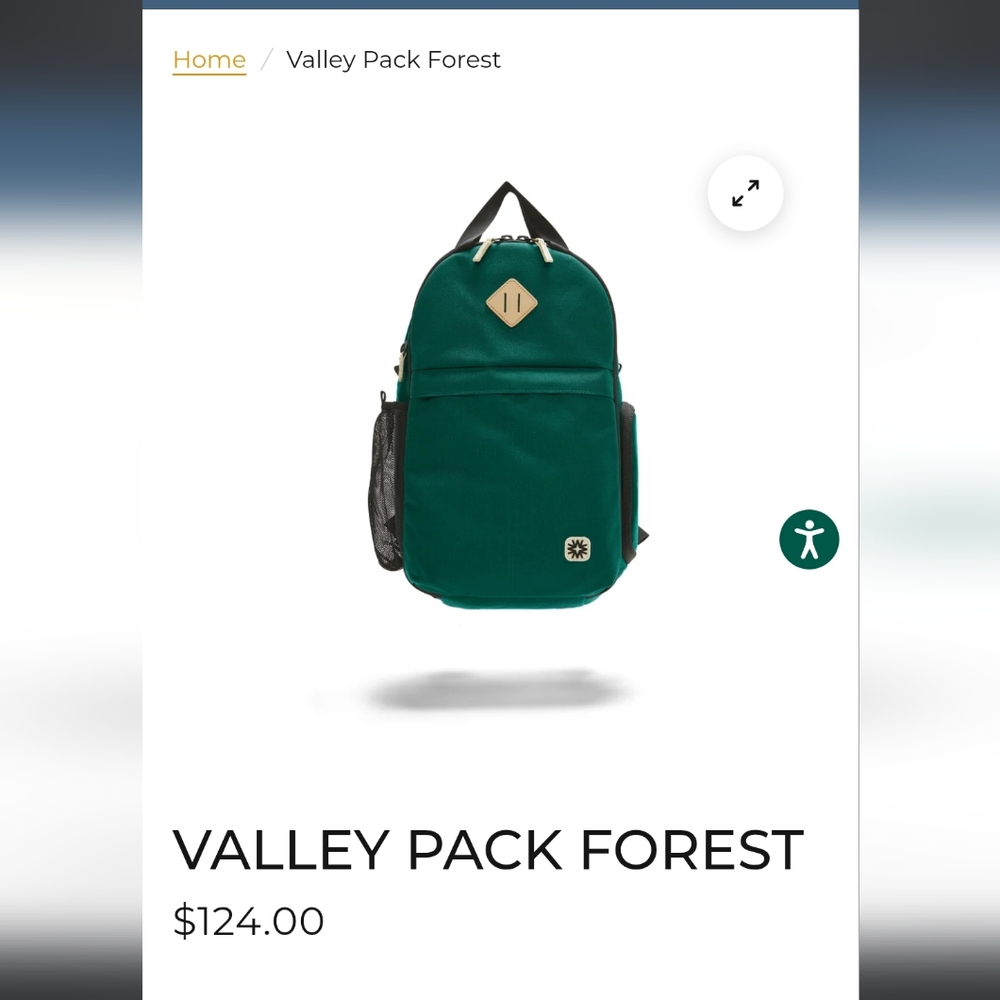 NWT Walker Goods - Green Backpack